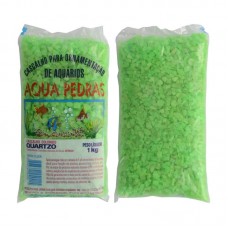 22670 - PEDRA CRISTAL VERDE FLUOR 1KG N.2 FINO