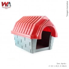 999502 - CASINHA CHAMINE N.1 CINZA/VERMELHO