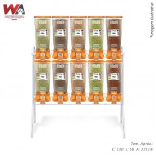 219930 - KIT DISPENSER LARANJA 10X40L