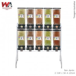 24479 - KIT DISPENSER STANDART PRETO 10X40L