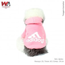 24836 - ROUPA MOLETOM ADIDOG P ROSA