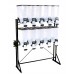 KIT DISPENSER DURABOX STAND 10X40 PRETO