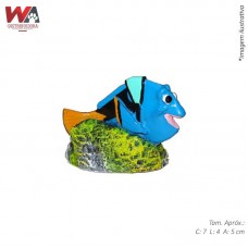 25033 - ENFEITE AQUARIO PEIXE AZUL