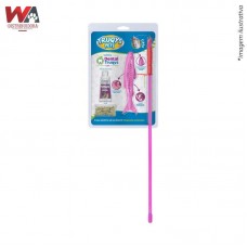 25603 - BRINQ VARINHA DENTAL CAT ROSA