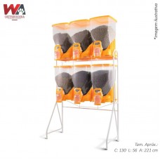 24618 - KIT DISPENSER BIG LARANJA 6X60L