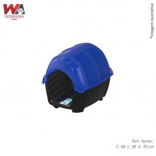 15644 - CASINHA STONE HOUSE N.02 AZUL PLASTPET