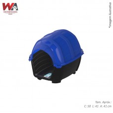 15657 - CASINHA STONE HOUSE N.03 AZUL PLASTPET