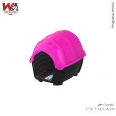 15656 - CASINHA STONE HOUSE N.03 ROSA PLASTPET