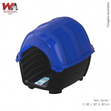 24555 - CASINHA STONE HOUSE N.07 AZUL PLASTPET