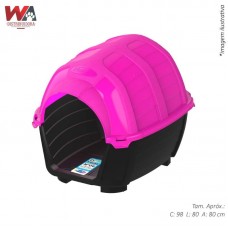 24558 - CASINHA STONE HOUSE N.07 ROSA PLASTPET