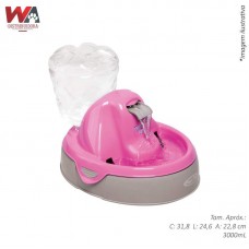 21114 - FONTE BEBEDOURO PETS LIGHT ROSA 220V