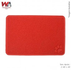 20753 - TAPETE QUADRADO MAIS DOG 40X60 VERM