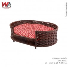 25383 - CAMA DE FIBRA M MARROM