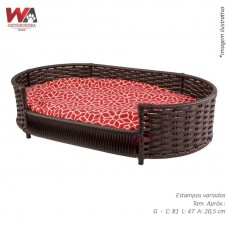 25384 - CAMA DE FIBRA G MARROM