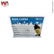 27317 - PLACA IDENTIFICACAO PAPA CAPIM C/6