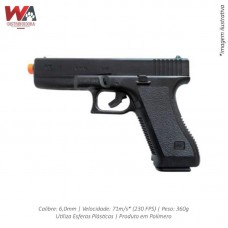 24285 - PISTOLA AIRSOFT KWC K17 MOLA 6MM