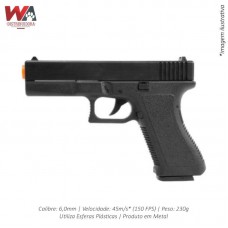 24574 - PISTOLA AIRSOFT VG GK-V307 MOLA 6MM