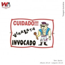 26958 - PLACAS ADVERTENCIA 24X33 VIRA LATA INVOC