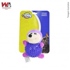 26800 - BRINQ PELUCIA HEDGEHOG C/BOLA ROXO 13CM