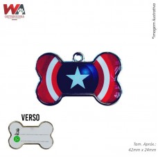 27762 - PLAQUINHA CAPITAO AMERICA 1