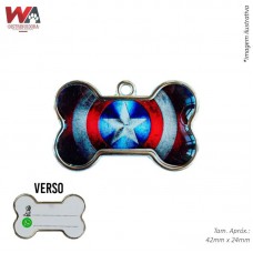 27763 - PLAQUINHA CAPITAO AMERICA 2