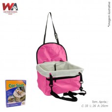 28562 - CAR SEAT MAIS DOG ROSA