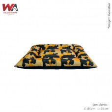 28197 - COLCHAO ANIMAL PRINT PRETO G 80X55CM