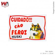 28711 - PLACAS ADVERTENCIA 16X25 HUSKY