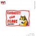 PLACAS ADVERTENCIA 16X25 HUSKY