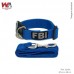 GUIA C/COLEIRA NYLON FBI AZUL 20MM