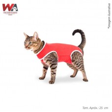 22894 - ROUPA CIRURGICA GATO N.0 VERMELHO