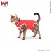 ROUPA CIRURGICA GATO N.02 VERMELHO