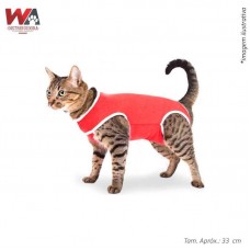 22900 - ROUPA CIRURGICA GATO N.03 VERMELHO