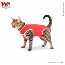 22902 - ROUPA CIRURGICA GATO N.04 VERMELHO