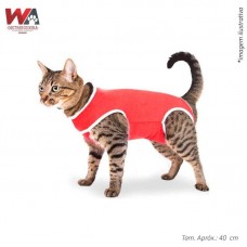 22904 - ROUPA CIRURGICA GATO N.05 VERMELHO