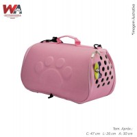 28335 - BOLSA TRANSP GLAMOUR ROSA