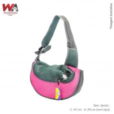 28343 - BOLSA CANGURU G ROSA 47X29X14