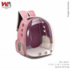 24071 - MOCHILA PARA CAES E GATOS ROSA