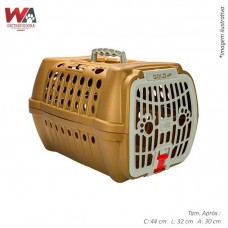 28901 - CX TRANSP MAIS DOG N.01 GOLD MAX/CINZA