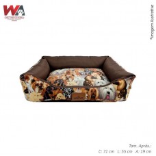 29528 - CAMA DOGS MARROM G