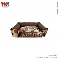 29526 - CAMA DOGS MARROM P