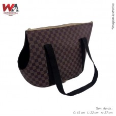 29442 - BOLSA TRANSP LUXO LUXO MARROM