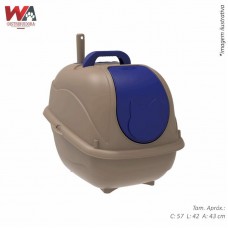 28790 - WC CAT BOX GOLD AZUL