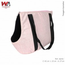 29206 - BOLSA TRANSP LUXO ROSA