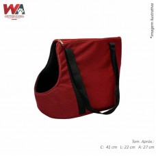 29208 - BOLSA TRANSP LUXO VERMELHO