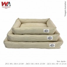 30068 - CAMA KIT BEGE LISTRADO P M G