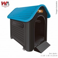 29936 - CASINHA BIG DOG HOME PRETA/AZUL