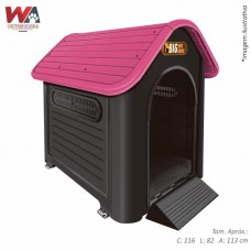 29935 - CASINHA BIG DOG HOME PRETA/ROSA