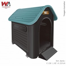 29937 - CASINHA BIG DOG HOME PRETA/TIFFANY