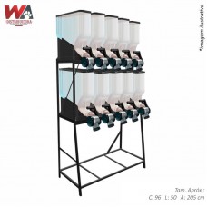 29623 - KIT DISPENSER 10 MODULOS 35L 2X5 PRETO